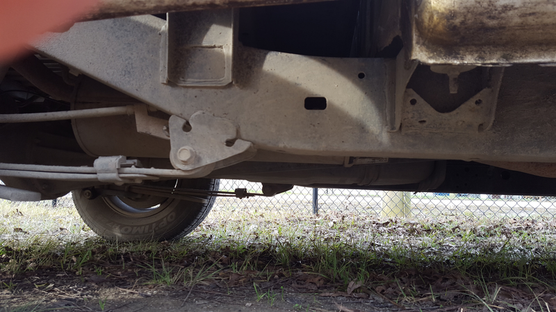Rare, not-rusted original Tacoma frame.
